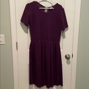 Lularoe purple Amelia dress
